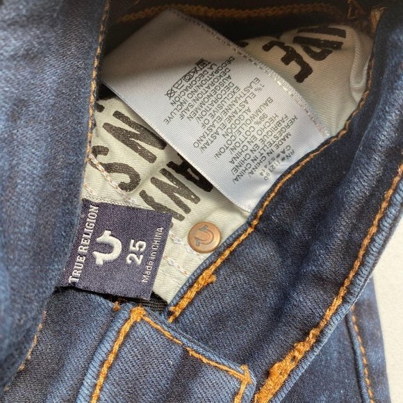 TRUE RELIGION Skinny Dark Blue Jeans - Picture 6 of 6